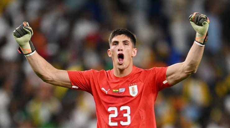 (Photo by Clive Mason/Getty Images) - Rochet, do Uruguai, segue na mira do Grêmio. (Photo by Clive Mason/Getty Images) - Rochet, do Uruguai, segue na mira do Grêmio.