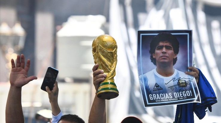 Foto: Rodrigo Valle/Getty Images - Maradona é tratado como um Deus na Argentina.