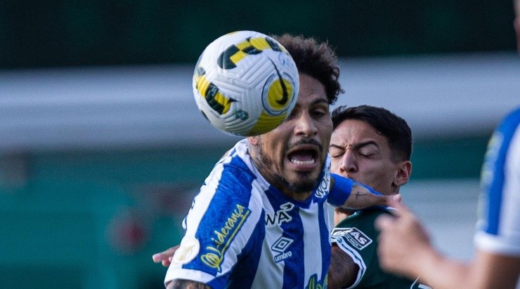 Foto: Heber Gomes/AGIF - Guerrero decepcionou pelo Avaí. Foto: Heber Gomes/AGIF - Guerrero decepcionou pelo Avaí.