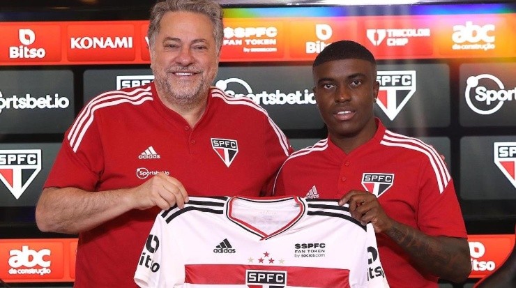 Foto: Divulgação/São Paulo - O volante é uma das novidades do Tricolor para 2023