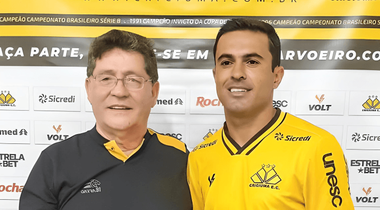  Foto: Site oficial Criciúma - Éder assinou contrato com o Criciúma