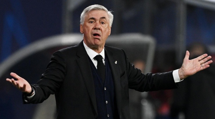 (Photo by Stuart Franklin/Getty Images) - Ancelotti viu sua equipe perder 2 dos últimos 3 jogos. (Photo by Stuart Franklin/Getty Images) - Ancelotti viu sua equipe perder 2 dos últimos 3 jogos.