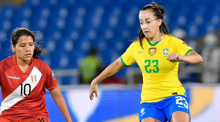 Foto: Gabriel Aponte/Getty Images - Luana em ação na última Copa América.