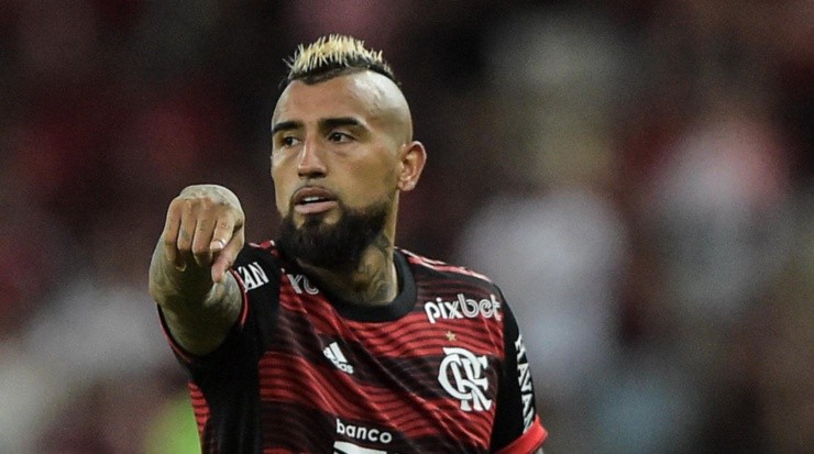 Foto: Thiago Ribeiro/AGIF - Vidal vem colecionando polêmicas no Flamengo.