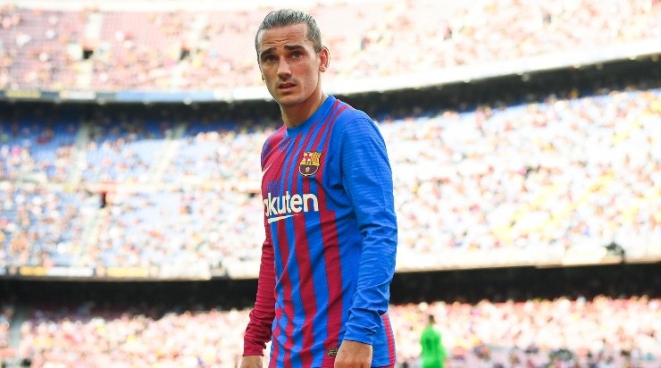 Foto: David Ramos/Getty Images - Griezmann decepcionou com a camisa do Barça.