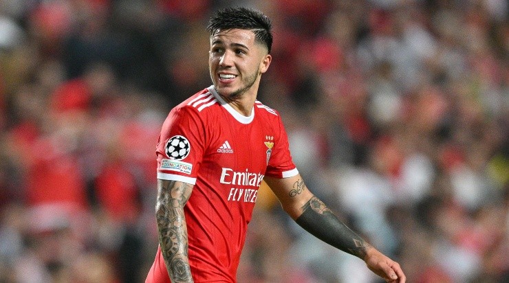 Foto: Octavio Passos/Getty Images - Enzo se destacou muito pelos encarnados.