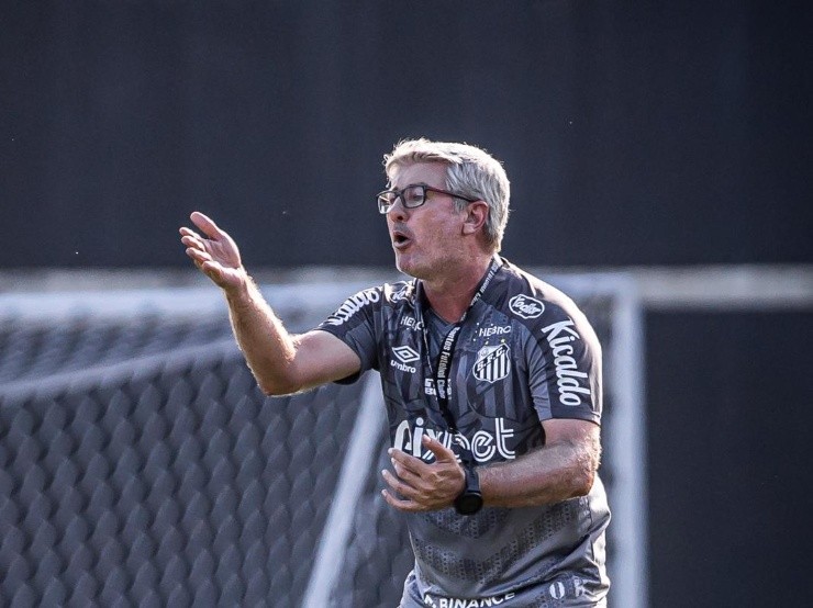 Foto: Raul Baretta/ Santos FC – Trabalho de Odair Hellmann não agrada