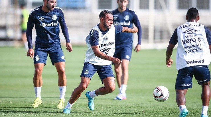 Foto: Lucas Uebel/Grêmio/Divulgação - Guilherme: atacante é alvo de críticas da torcida
