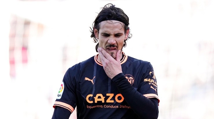 (Photo by Angel Martinez/Getty Images) - Cavani está atualmente no Valencia, da Espanha.