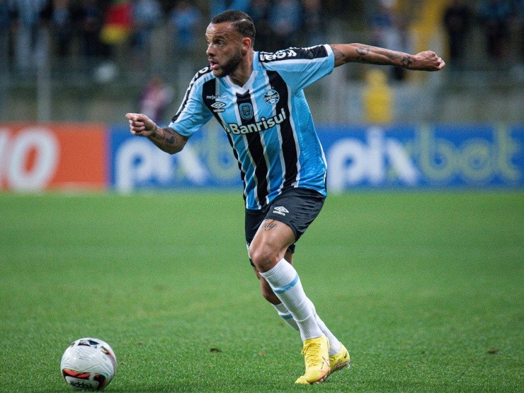Maxi Franzoi/AGIF – Guilherme atuando com a camisa do Grêmio em 2022