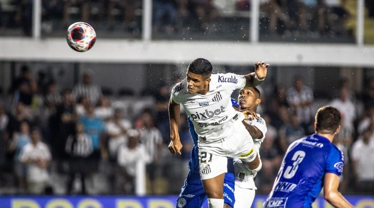 Foto: Abner Dourado - Lucas Barbosa afirmou que objetivo do Santos é ir para o mata-mata do Paulistão