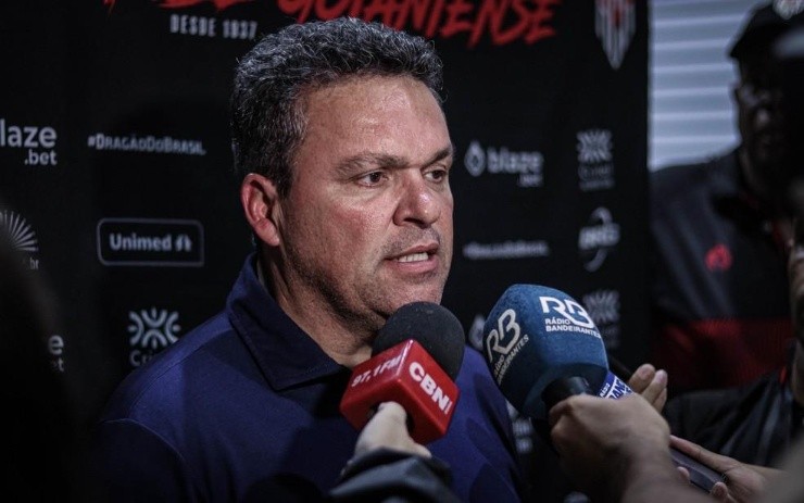 Adson Batista,presidente do Atlético-GO — Foto: Reprodução/Ingryd Oliveira/Atlético-GO