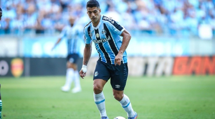 Foto: Lucas Uebel/Grêmio/Divulgação - Suárez participa, em média, de mais de um gol por jogo