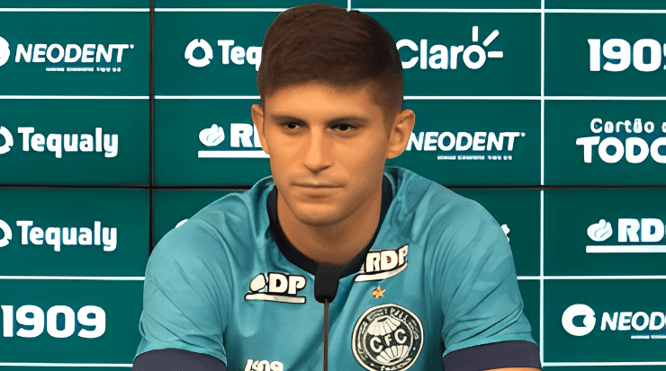 Foto: Reprodução/TV Coxa - Kuscevic será desfalque contra o Cascavel