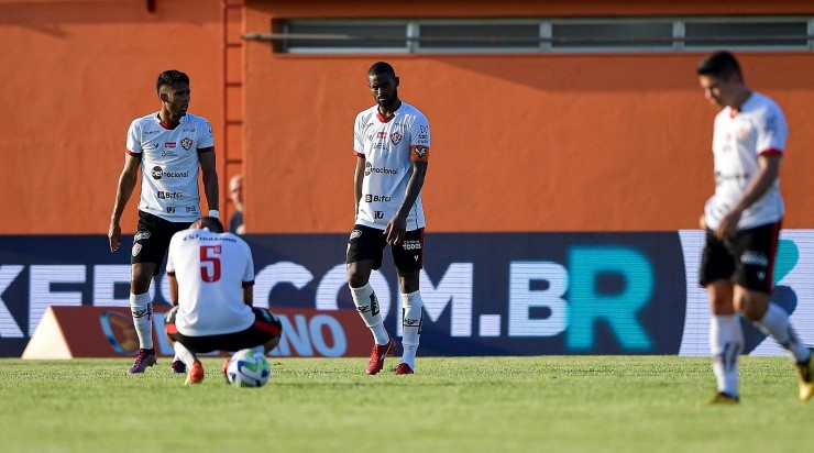 Foto: Thiago Ribeiro/AGIF - Vitória não conseguiu superar o Nova Iguaçu