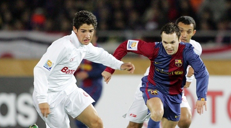 Foto: Junko Kimura/Getty Images - Pato atuando pelo Inter no Mundial de 2006.
