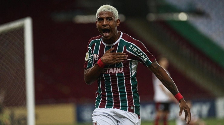 Fluminense quer inscrever John Kennedy no Carioca. Foto:LUCAS MERÇON / FLUMINENSE F.C.