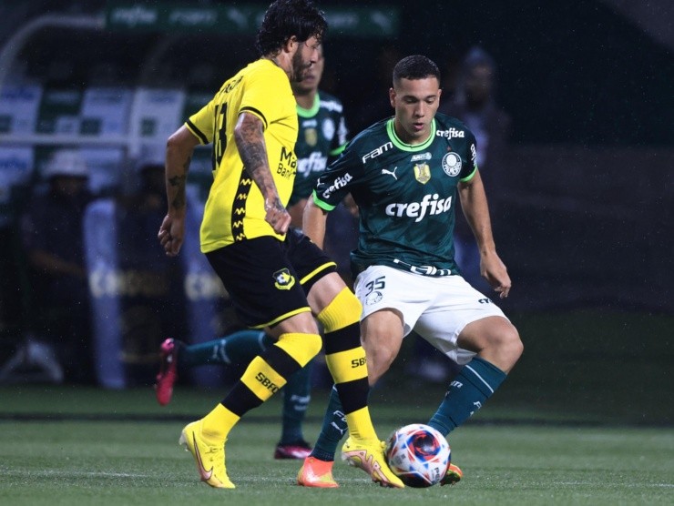 Ettore Chiereguini/AGIF – Fabinho atuando pelo Palmeiras no sábado (11)