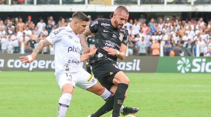 Foto: Fernanda Luz/AGIF - Uruguaio em ação contra o Corinthians.