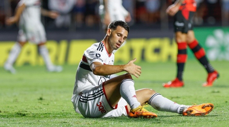 Foto: Marcello Zambrana/AGIF - Calleri na estreia do Paulistão, contra o Ituano. Foto: Marcello Zambrana/AGIF - Calleri na estreia do Paulistão, contra o Ituano.