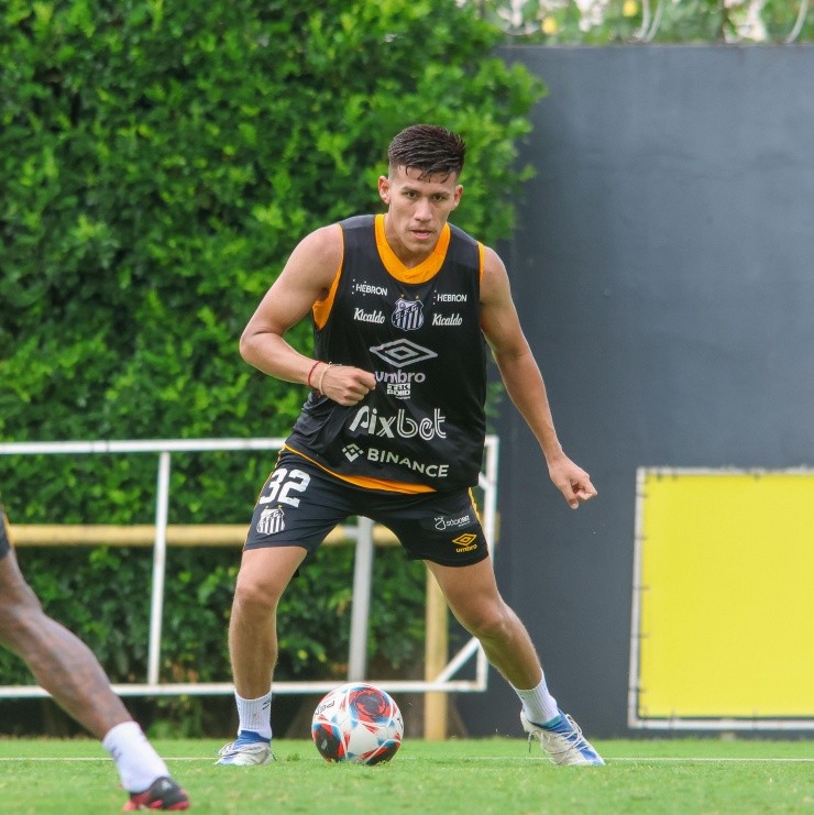 Fernanda Luz/AGIF – Zabala treinando pelo Santos