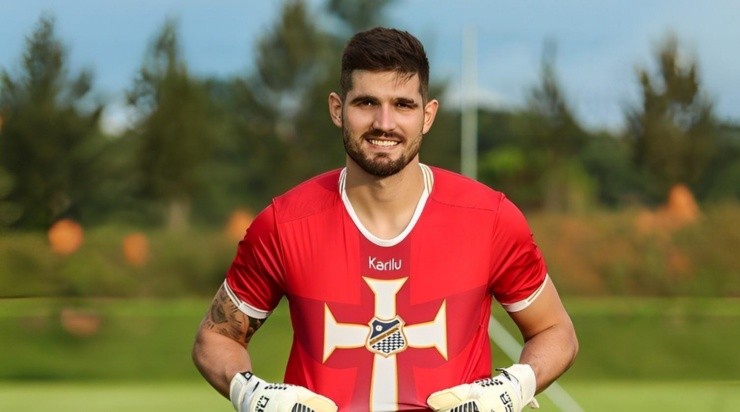 Foto: Leonardo Lima/Água Santa - Alan defendeu o Água Santa