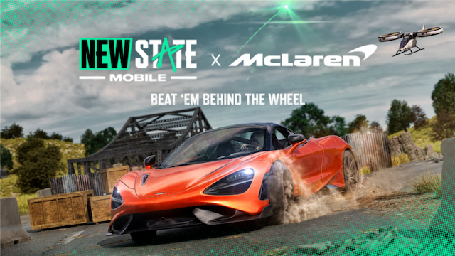 McLaren realiza parceria com PUBG New State