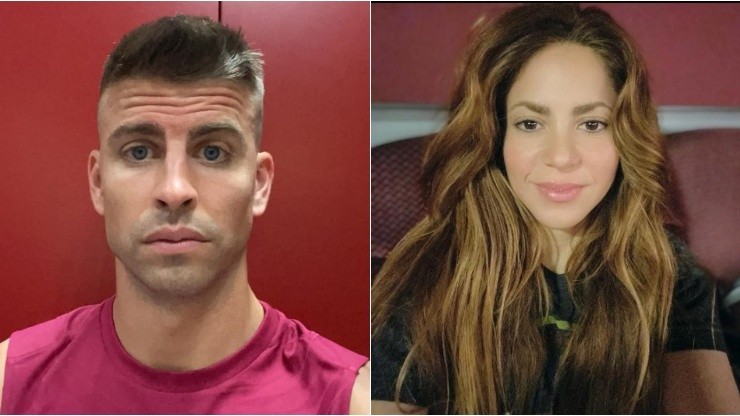 foto izquierda (Instagram oficial de Piqué) foto derecha (Instagram oficial de Shakira)