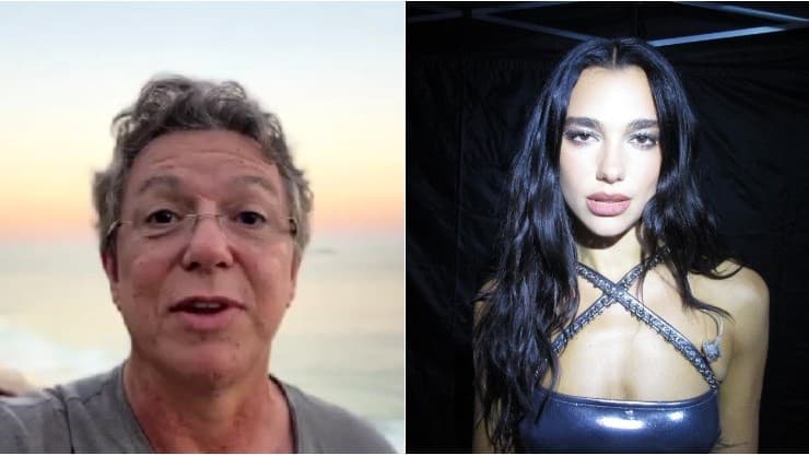 Foto 1: Reproducción/Instagram Oficial de Boninho |  Foto 2: Dua Lipa Reproducción/Instagram Oficial