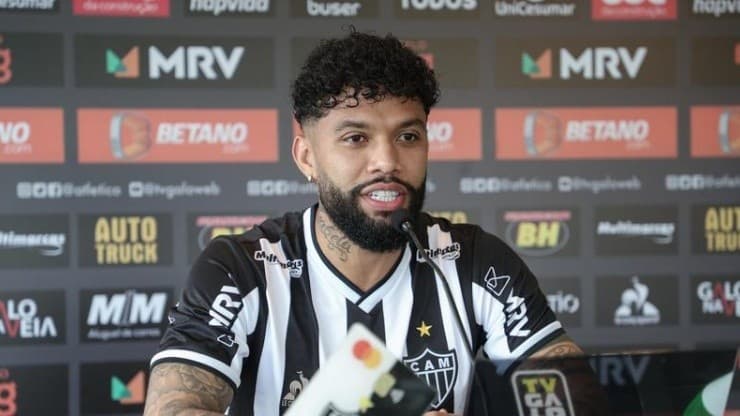 Foto: Reproducción/Atlético-MG: Otávio, centrocampista del Atlético-MG