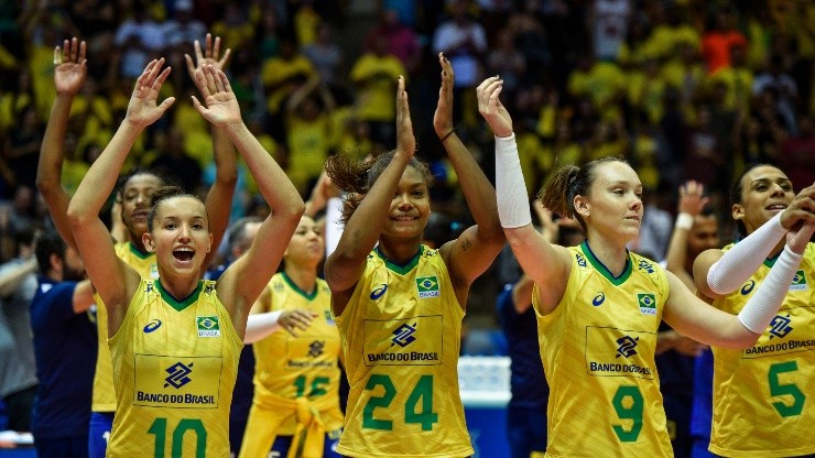 Seleção brasileira de vôlei feminino. (Foto: Pedro Vilela/Getty Images)