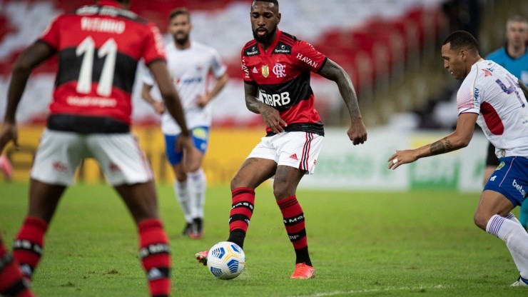 O Flamengo venceu 50% das vezes em que jogou como visitante contra o Fortaleza | Crédito: Jorge Rodrigues/AGIF