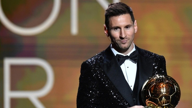 Messi e a sua sétima Bola de Ouro na carreira (Foto: Getty Images)