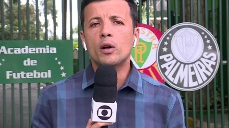 André Hernán trouxe informação do Palmeiras (Foto: Reprodução/TV Globo)