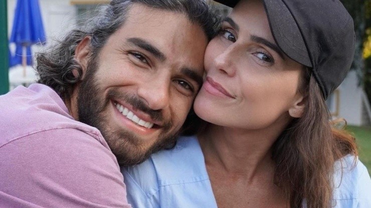 Débora Secco y su esposo Hugo.  Foto: Reproducción / Instagram oficial de la actriz.