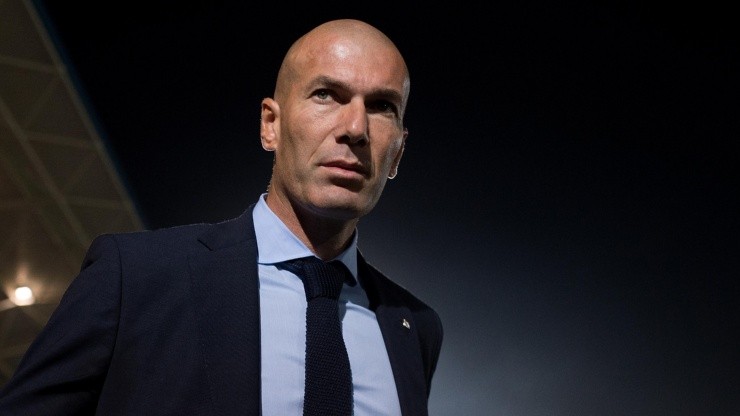 Foto: Denis Doyle/Getty Images |  Zidane jogou com uma faixa na coxa