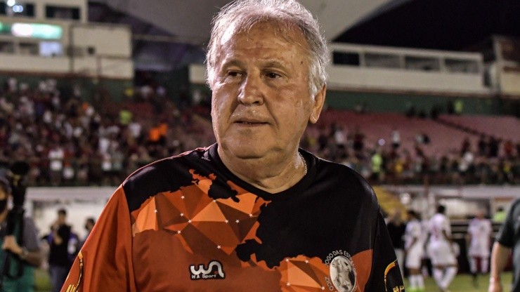 Agif/Thiago Ribeiro - Zico visitou o CT do Flamengo