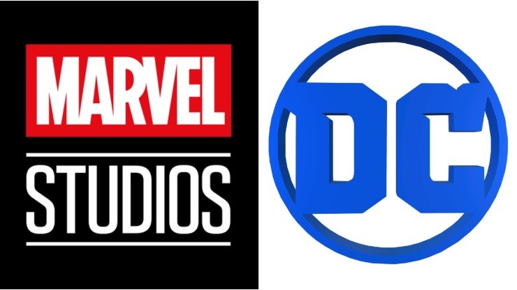 Foto 1: Reprodução/Marvel Studios | Foto 2: Reprodução/DC Comics