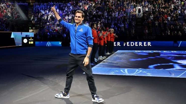 Federer se despediu das quadras na última semana pela Laver Cup