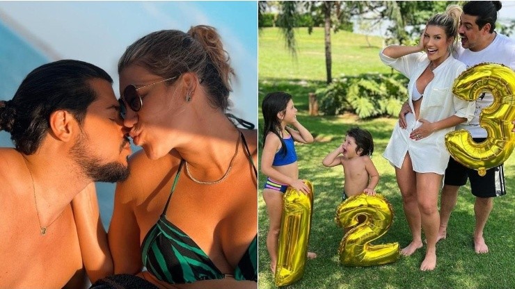 Cristiano, da dupla com Zé Neto, surpreende os filhos ao anunciar que será pai pela terceira vez. Imagens: Reprodução/Instagram oficial do cantor.