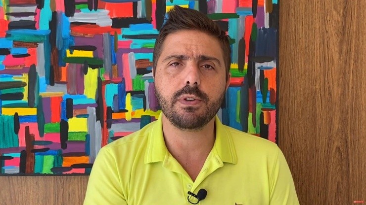 Foto: Reprodução/ Canal do Youtube Jorge Nicola - Jorge Nicola dando informação sobre jogador do Bahia