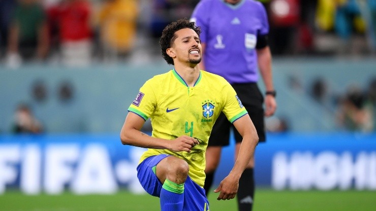 Getty Images/Laurence Griffiths - Marquinhos perde pênalti pela Seleção