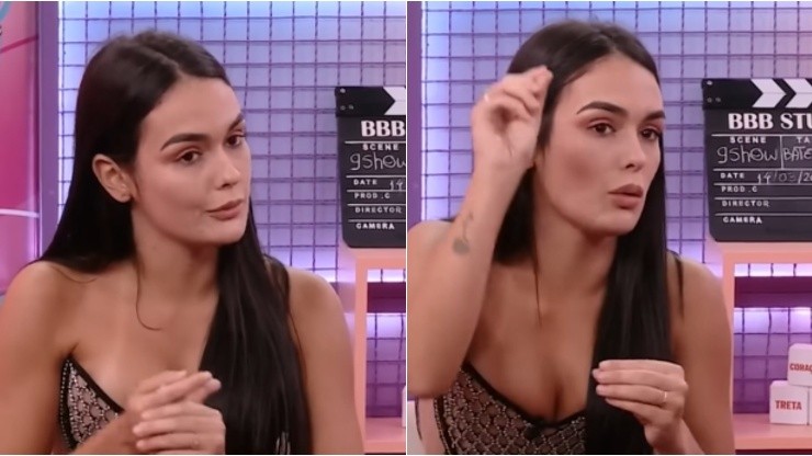 Larissa fue entrevistada en Big Brother Brasil - A Eliminação