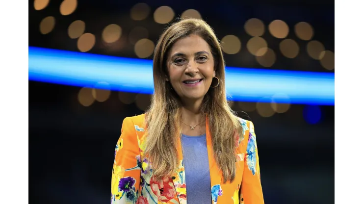 Leila Pereira, presidente do Palmeiras – Foto: Ettore Chiereguini/AGIF
