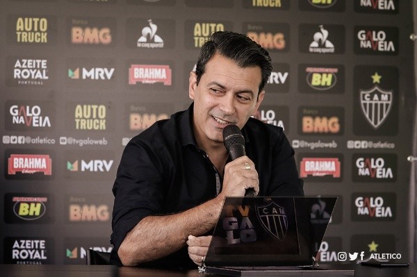 Rui Costa, diretor de futebol do Galo, foi o pivô do arremate de Allan para a equipe