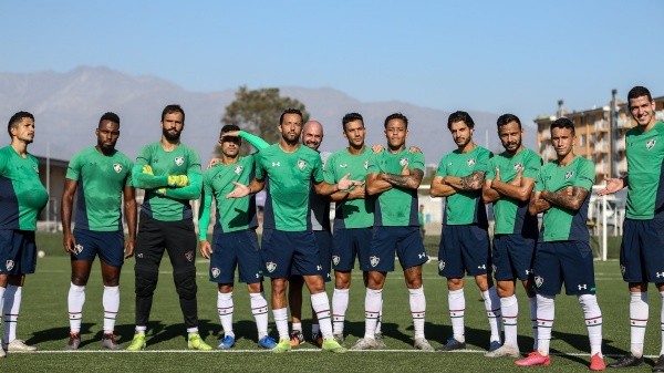O Time de Guerreiros treinou em gramado sintético para se adaptar ao estádio do adversáriona noite desta terça-feira (18) | Foto: Divulgação