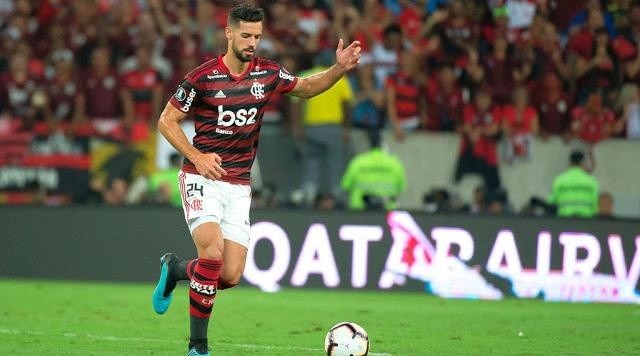 Marí foi titular absoluto no time de Jorge Jesus. Foto: Alexandre Vidal/ Flamengo.