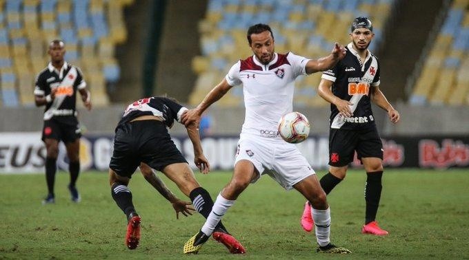 Fluminense e Vasco jogaram a última partida no Maracanã com portões fechados. Foto: Divulgação/Twitter