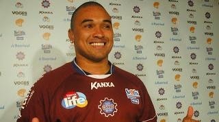 Marcelinho durante apresentação no Caxias – Foto: Divulgação/Caxias.