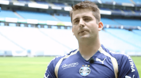 Galatto – Foto: Reprodução/GrêmioTV.